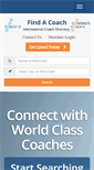 Mobile Screenshot of findacoach.com